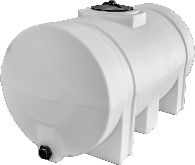 Horizontal Polyethylene Reservoir Water Tank with Legs, 550 Gallon, Made in the USA, Poly Tank for Water and Non-Flammable Liquids, Rust and Corrosion Proof Z6