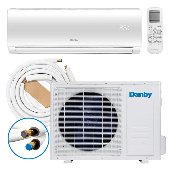 Danby 12,000 BTU SACC Quick Connect Mini-Split Air Conditioner with Heat pump and Variable Speed Inverter F6