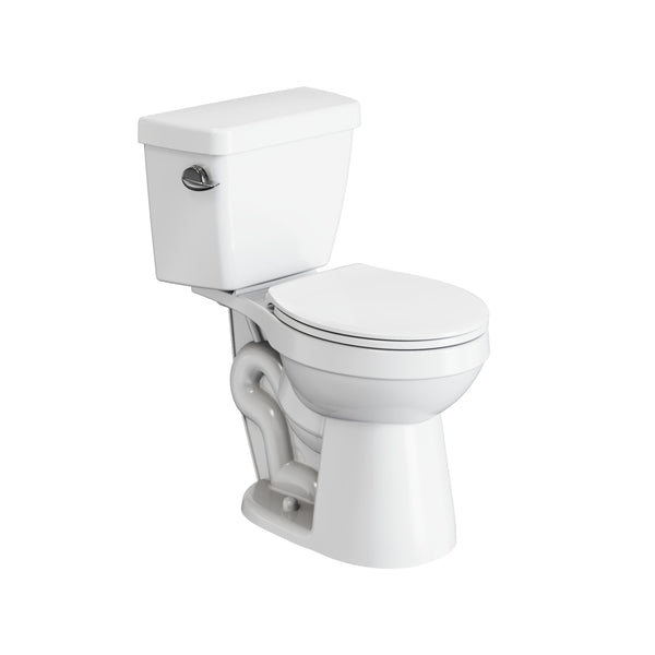 Danze 2-Piece Round Toilet Bowl with Soft Close, White, 4.8-L, Single Flush K2
