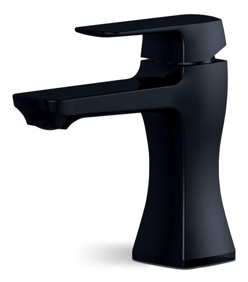 Danze Aztek Single Handle 4-in Centreset Bathroom Sink Faucet with Pop-up Drain, Matte Black U6