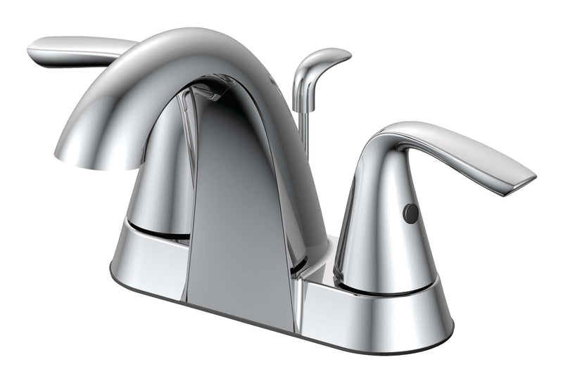 Danze Gallant Double Handle 4-in Centreset Bathroom Sink Faucet with Pop-up Drain, Chrome W9