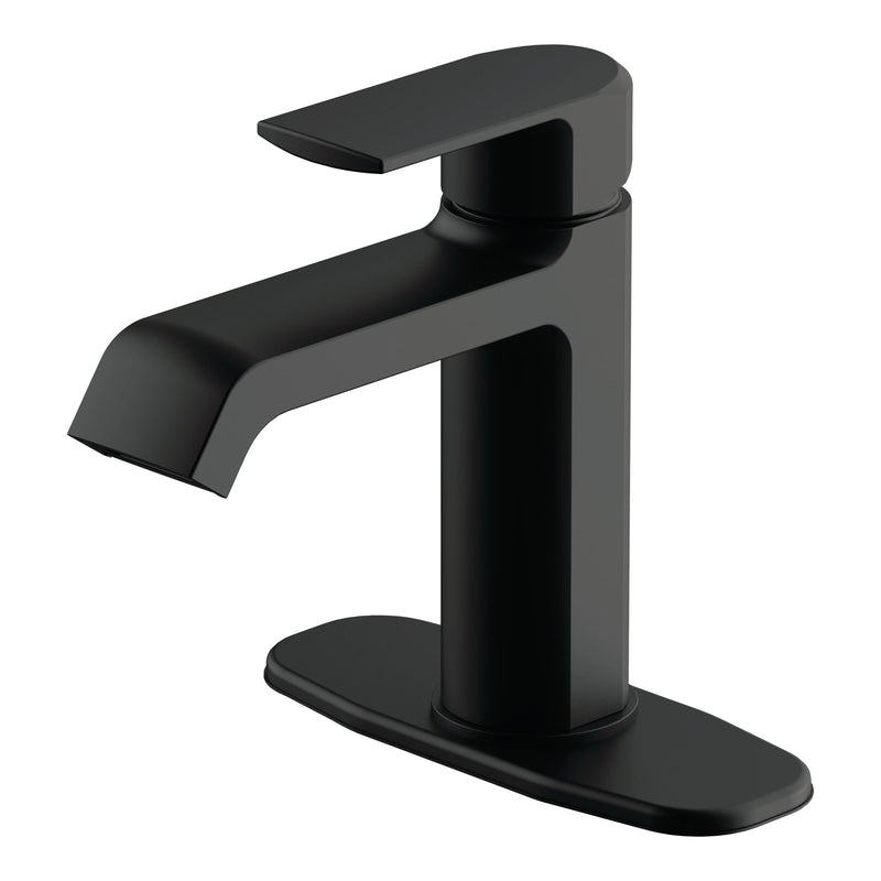 Danze Karter 1-Handle Lavatory/Bathroom Sink Faucet, Lead-Free, Matte Black G9
