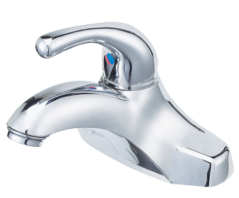 Danze Plymouth Single Handle 4-in Centreset Bathroom Sink Faucet with Pop-Up Drain, Chrome P1