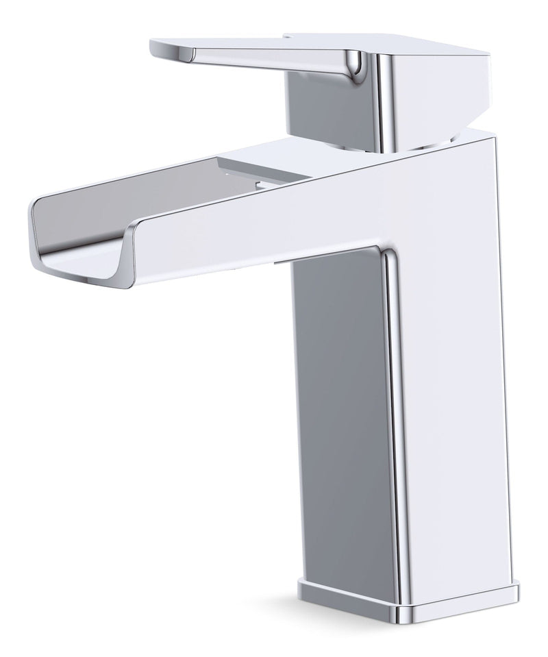 Danze Reeve Single Handle Single Hole 4-in Centerset Bathroom Sink Faucet with Pop-up Drain, Chrome K5
