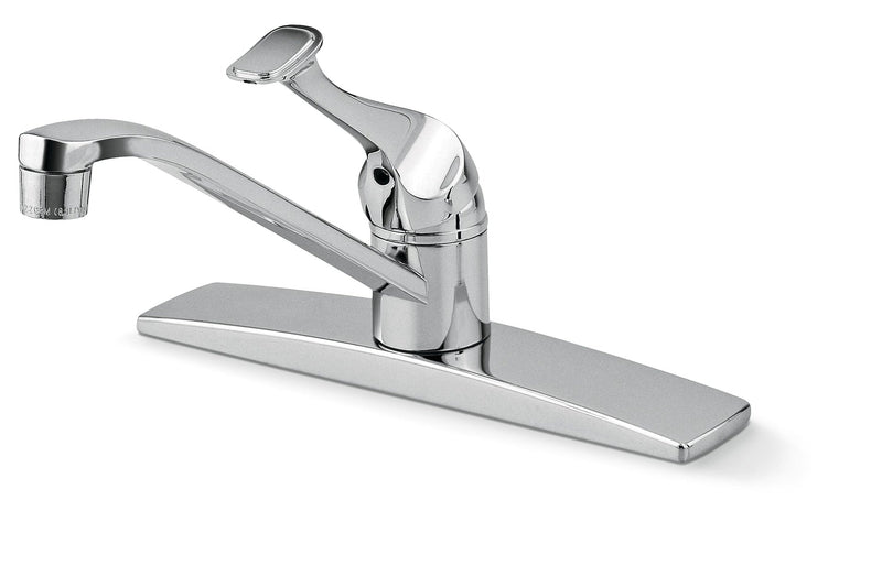 Danze Single Handle Metal Lever Kitchen Faucet, Chrome D7