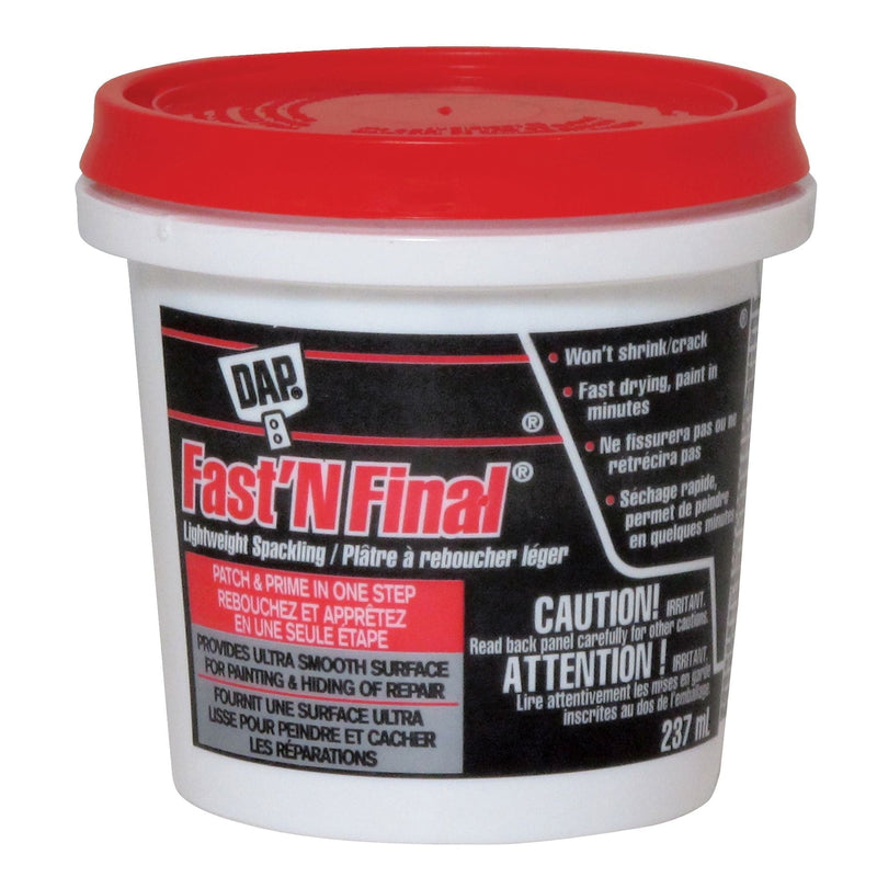 DAP Fast N' Final Lightweight Spackling, 237-mL B4