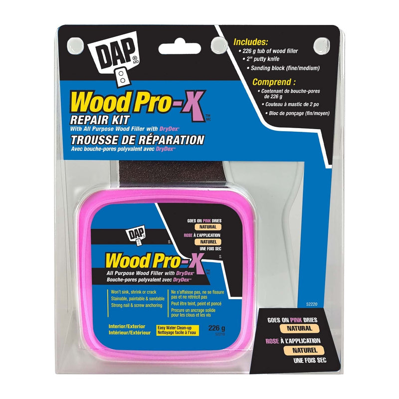 DAP Wood PRo-X All Purpose Wood Filler Kit T8