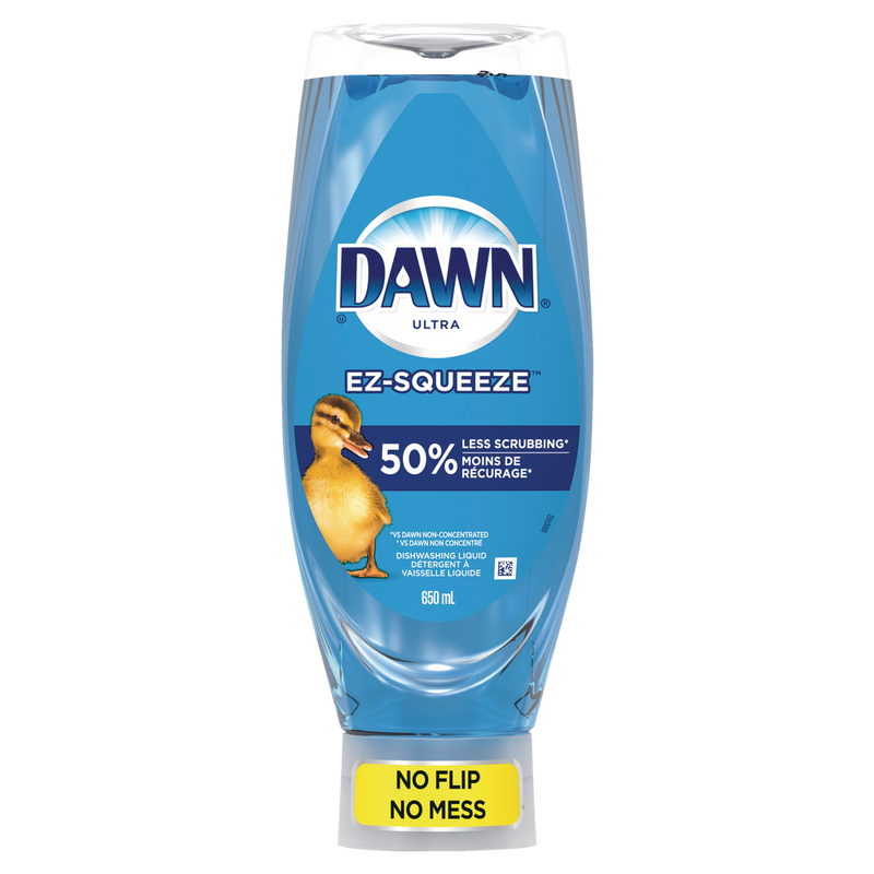 Dawn EZ-Squeeze Ultra Dish Soap Dishwashing Liquid, Original, 650 ml U9