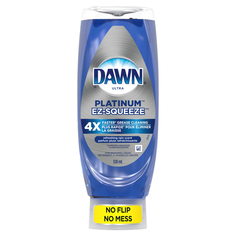 Dawn Ultra Platinum EZ-Squeeze Liquid Dish Soap, Rainshower Scent, 535-mL I5