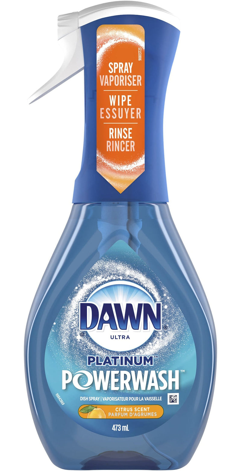 Dawn Ultra Platinum Powerwash Dish Soap Spray, Assorted Scents, 473-mL B6