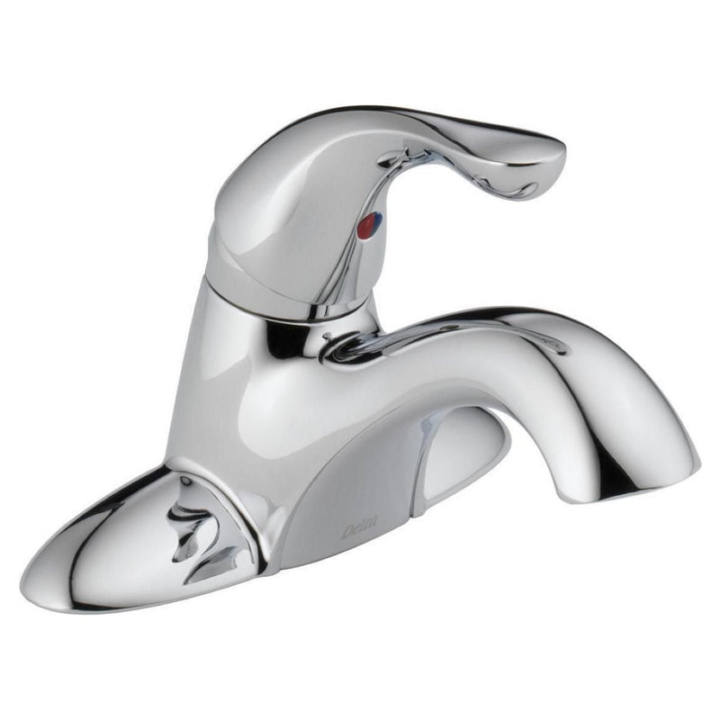 Delta 1-Handle Centerset Lavatory Faucet with Pop-up, Chrome E0