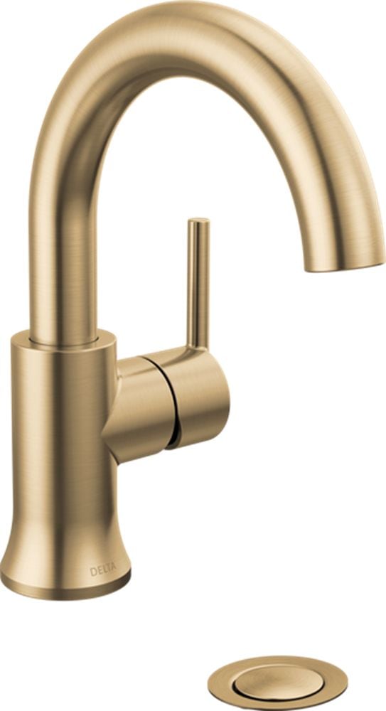 Delta 1-Handle High-Arc Lavatory Faucet, Champagne Bronze W1