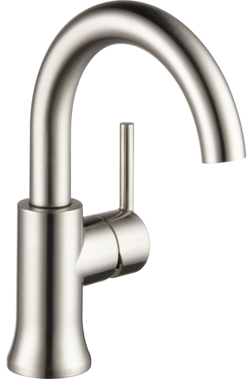 Delta 1-Handle High-Arc Lavatory Faucet, Stainless K5