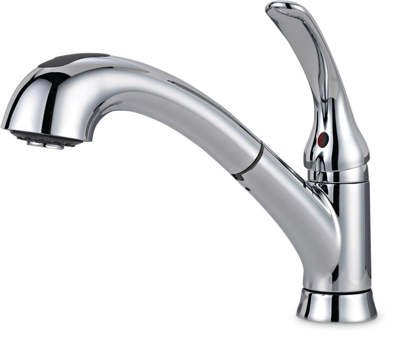 Delta Casey Single Handle Pull Out Kitchen Faucet, Chrome M8