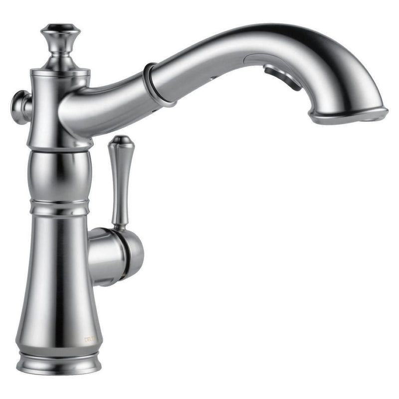 Delta Cassidy Pullout Kitchen Faucet, Artic Stainless H5