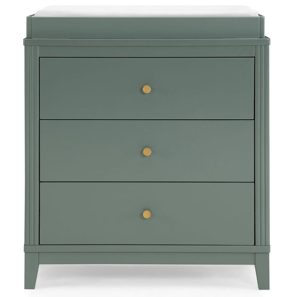 Delta Eloise 3-Drawer Dresser with Changing Top, Grassy Glen Z8