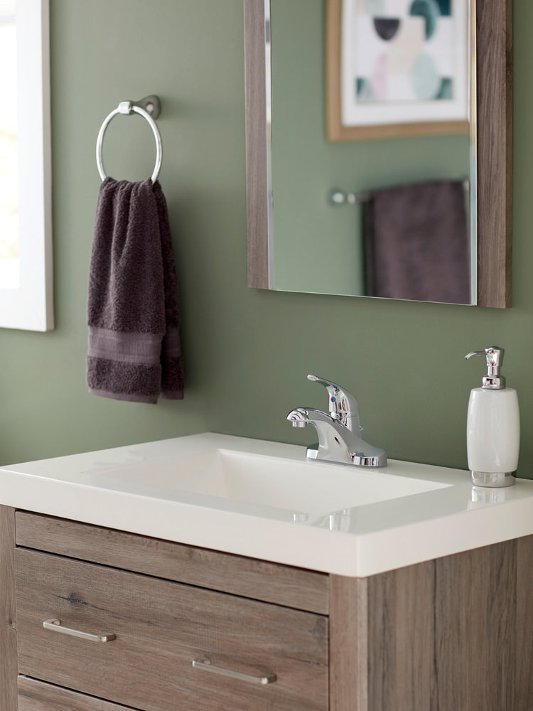Delta Faucet Principals Single Handle Bathroom Sink Faucet, WaterSense Certified, Chrome