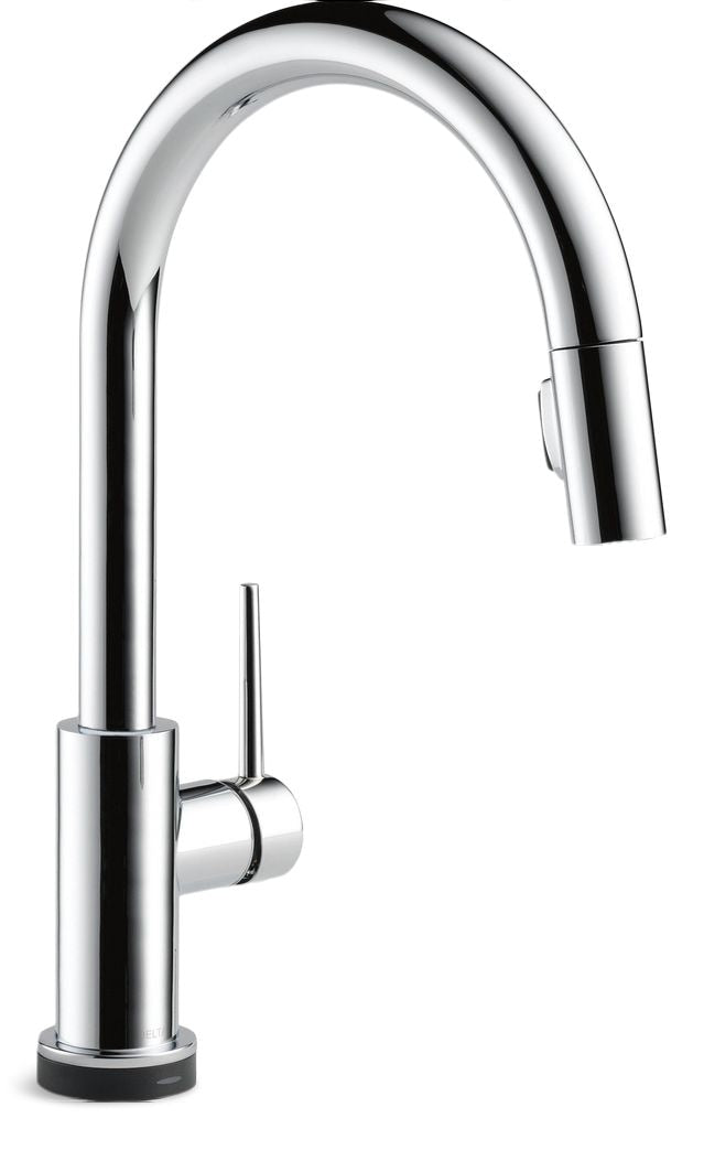 Delta Trinsic Faucet Single Handle High Arc Pull Down Kitchen Faucet E4