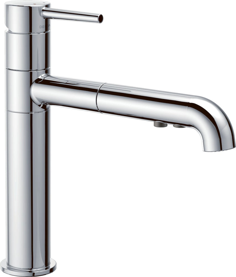 Delta Trinsic Pullout Kitchen Faucet with Diamond Seal Technology, Chrome O1