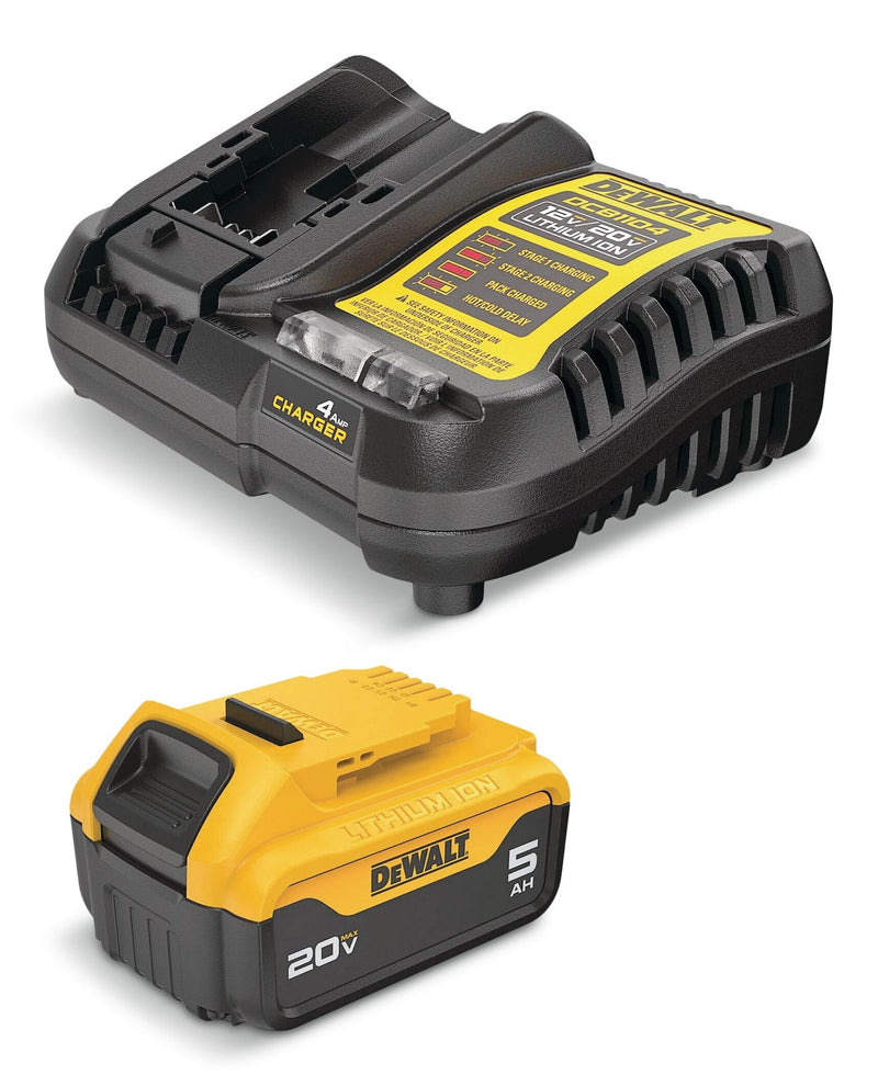 DEWALT 20V MAX 5Ah Battery Starter Kit with LED Indicator Z7