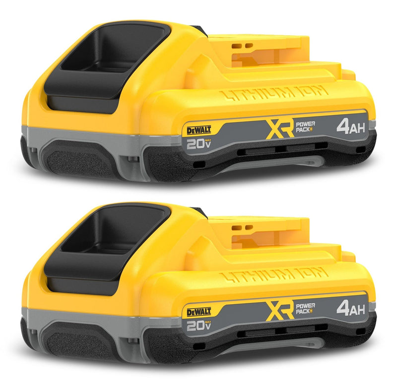 DEWALT 20V MAX XR 4Ah Powerpack Battery with LED Indicator, 2-pk U1