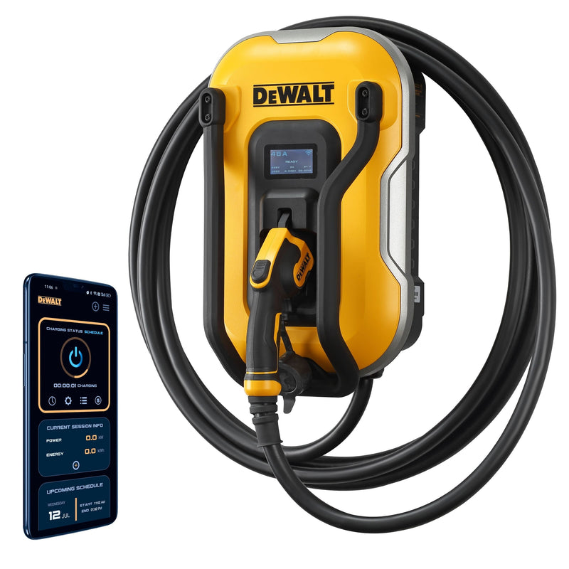 DeWalt 48A Wi-Fi Level 2 Hardwired J1772 EV Charger K3