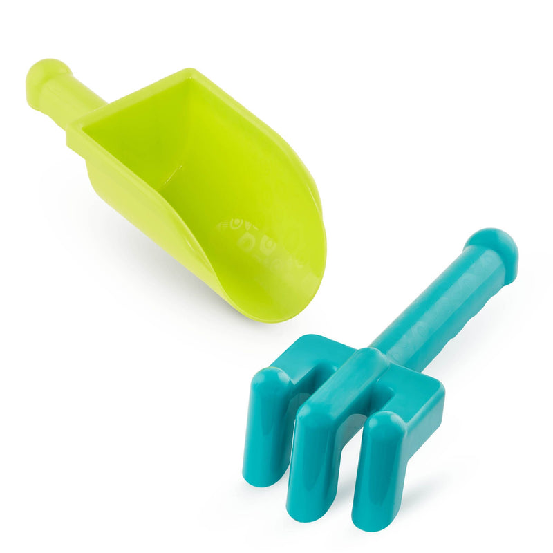 Diggin' Duo Outdoor Beach/Sandbox Shovel & Scoops Set, Toddler Development Toy, Ages 18m+ Q7