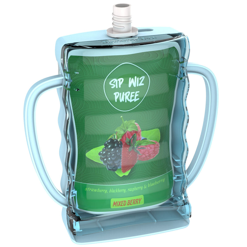 Dinner Active Sip Wiz Squeeze-Proof Holder, Blue D9