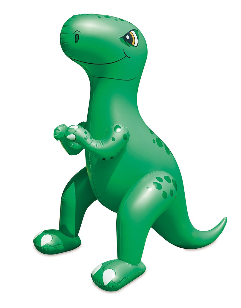 Dinosuar Giant Inflatable Water Sprinkler, Green, 7-ft, Ages 5+, for Beach/Pool Fun Activities M5