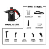 Dirt Devil Handheld Portable Steam Cleaner, Multi-surface, 7-in-1 Specialized Attachment Kit