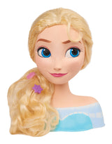 Disney Frozen Elsa Styling Head Toy with 14 Accessories for Hair Styling and Braiding, Ages 3+