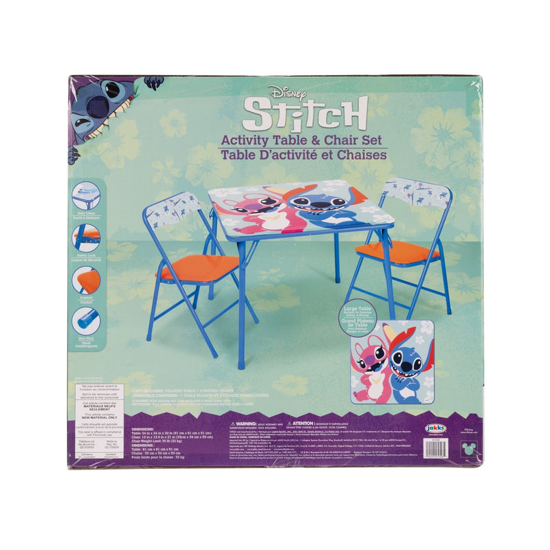 Disney Stitch Washable Vinyl Activity Table Set, 3-pc X2