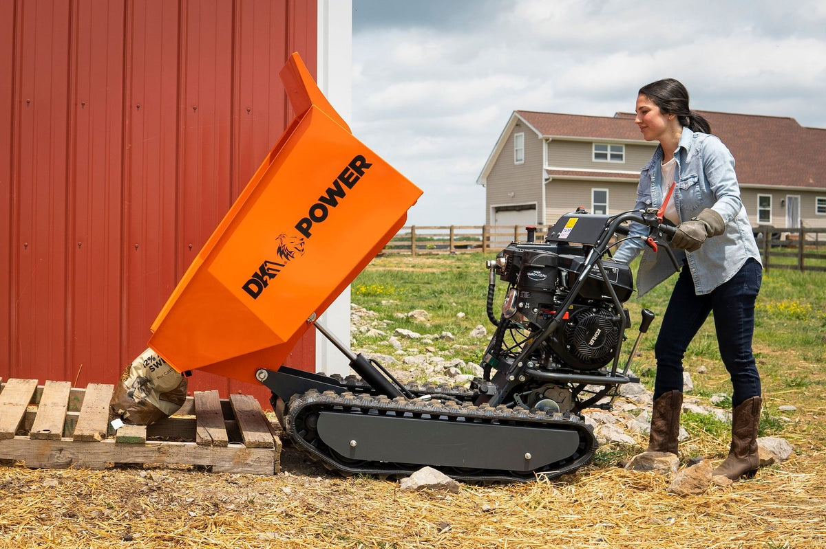 DK2 POWER by Marlon 1100 lb 9.5HP 277 cc Hydraulic Dump Cart