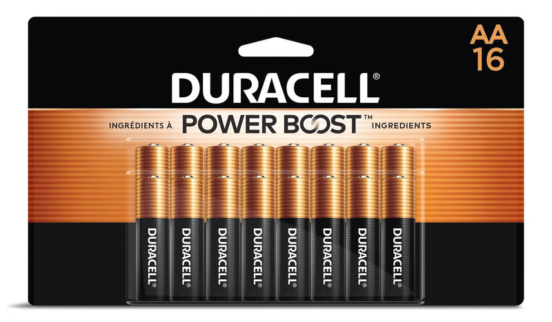 Duracell Coppertop AA Alkaline Batteries, 16-pk G1