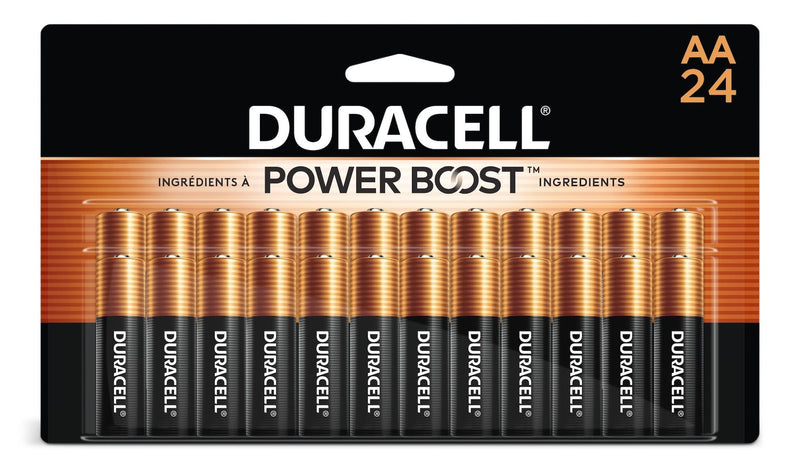 Duracell Coppertop AA Batteries, Alkaline, 24-pk R7