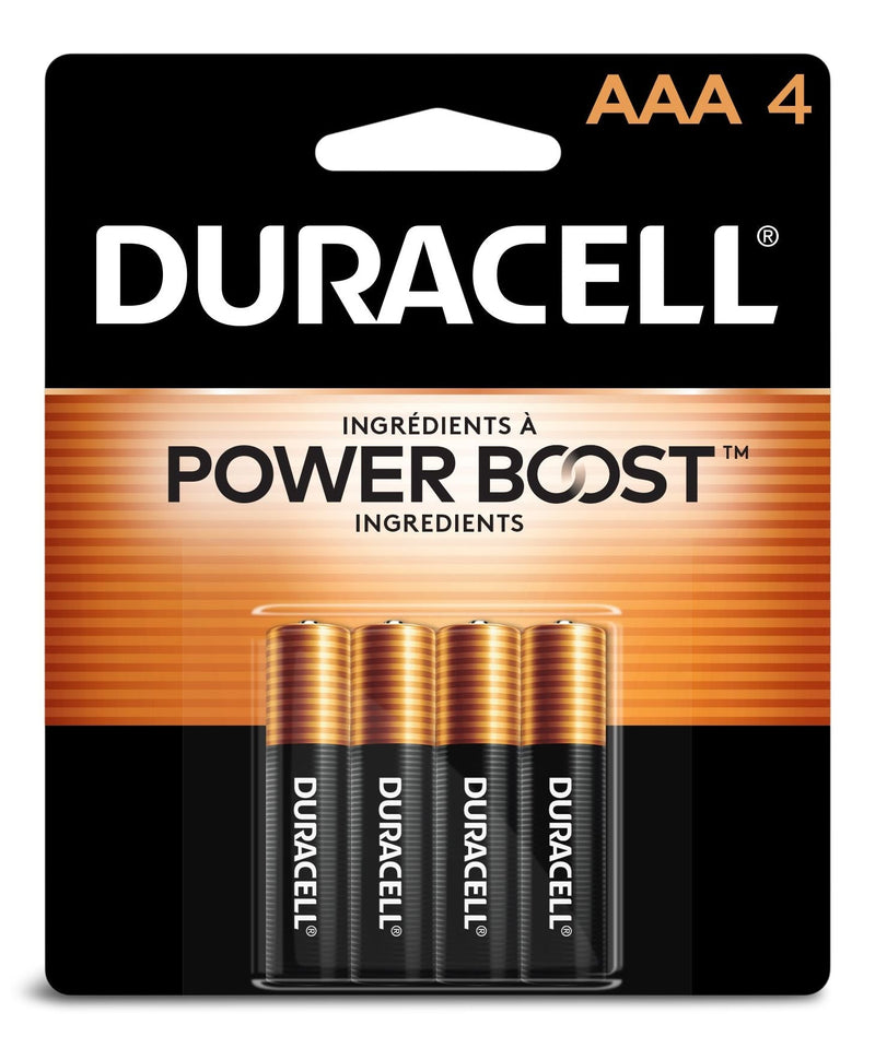 Duracell Coppertop AAA Batteries, Alkaline, 4-pk I5