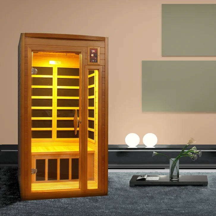 Dynamic Saunas Barcelona 1- to 2-person Infrared Carbon Sauna Q3