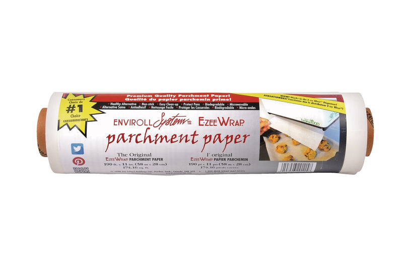 E-Zee Wrap Parchment Paper, 190-ft Roll, for Baking & Cooking R0