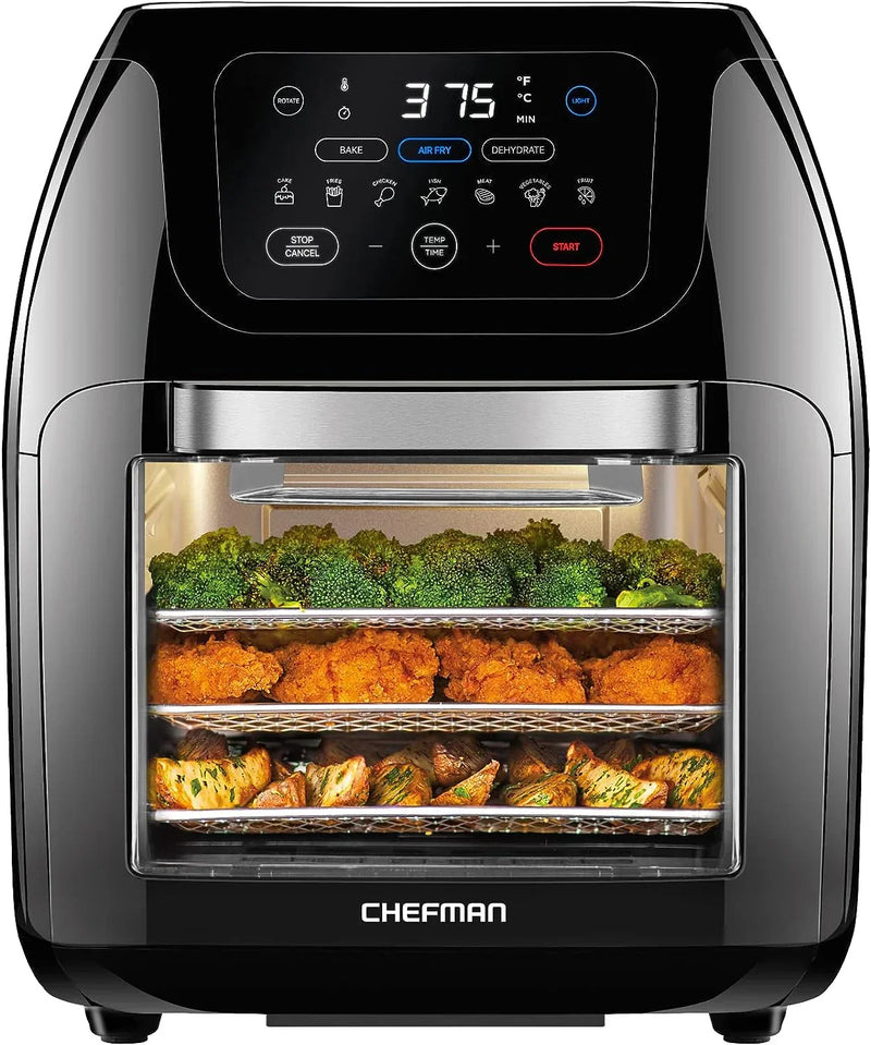 CHEFMAN Multifunctional Digital Air Fryer Rotisserie, Dehydrator, Convection Oven S8