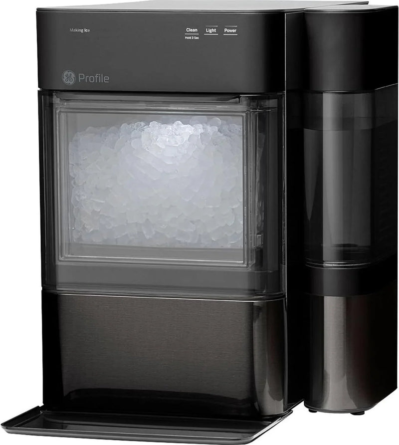 Opal 2.0 with 0.75 Gallon Tank, Chewable Crunchable Countertop Nugget Ice Maker, Scoop included, 38 lbs in 24 hours, Pellet Ice Machine with WiFi & Smart Connected, Stainless Steel D0