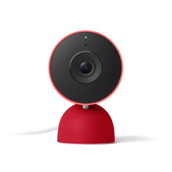 Google Nest Cam Indoor (Wired, 3rd Gen) - Indoor Security Camera with 2K Video - Works with Google Home - With Gemini - Berry X6