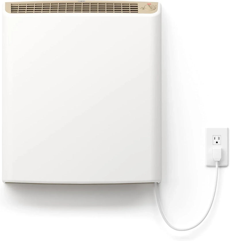 EnviMAX Plug-in Electric Panel Wall Heaters for Large Rooms, 1000 Watts, 24/7 Heating w/Safety Sensor Protection, Patented Quiet Fan-less Design, Easy 2-Min Install, Indoor Space Heater, Made in USA A9