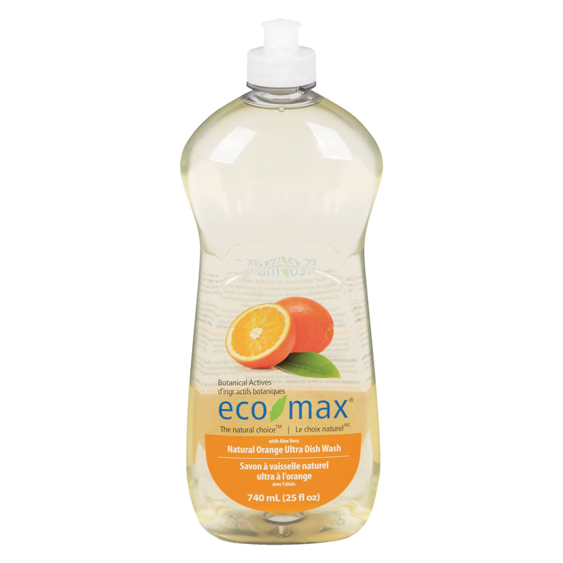 Eco-Max Natural Ultra Liquid Dish Soap, Assorted Scents, 740-mL L5