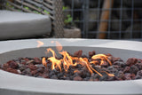 Elementi Lunar Bowl Fire Pit, Natural Gas, Light Grey, 45,000 BTU
