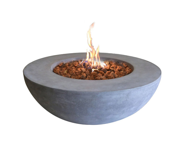 Elementi Lunar Bowl Liquid Propane, Light Grey P8
