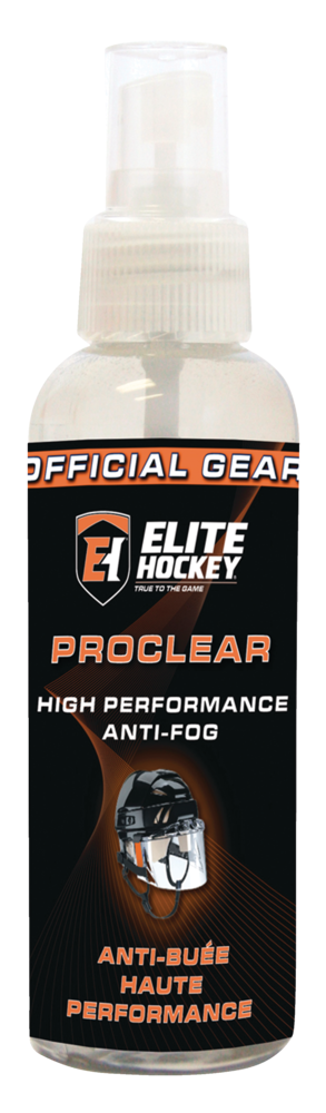 ELITE Hockey Proclear High Performance Visor/Mask Anti-Fog Spray, 140-ml W8