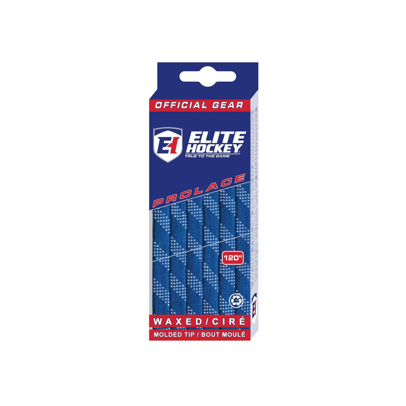 Elite Hockey Prolace Skate Laces, Waxed, Navy, Assorted Sizes F0