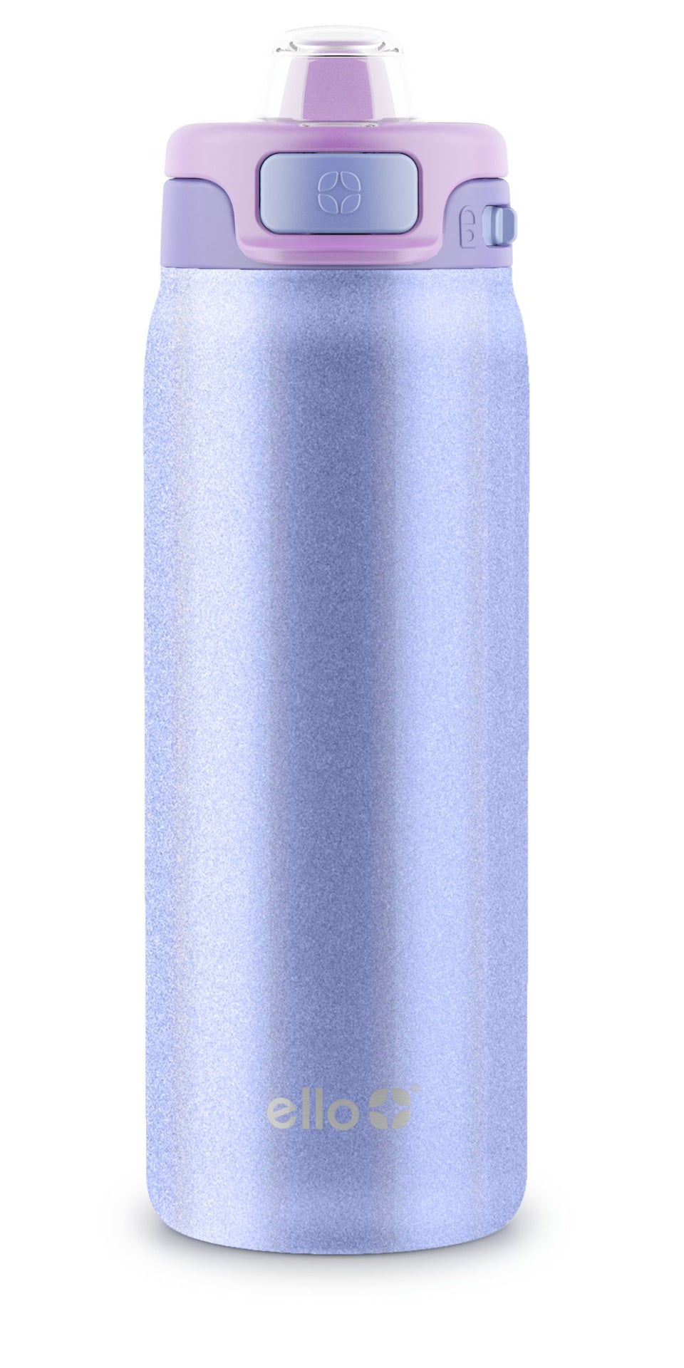 ello Pop & Fill Reusable Stainless Steel Insulated Water Bottle with Quick Fill Lid, 18-oz, Assorted Colours