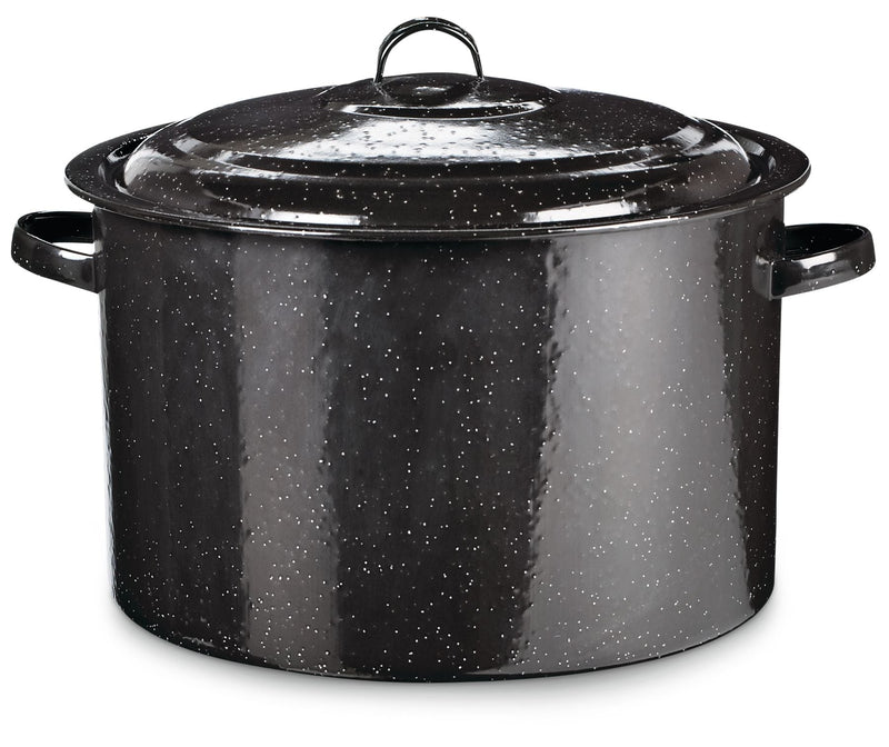 Enamel Coated Carbon Steel Canning Pot, 17-L L1