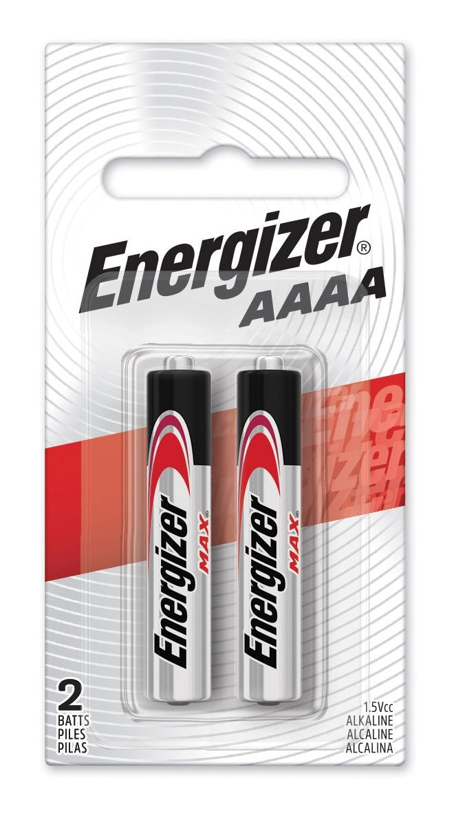 Energizer Max 2-pk AAAA Alkaline Batteries, For Small devices R3
